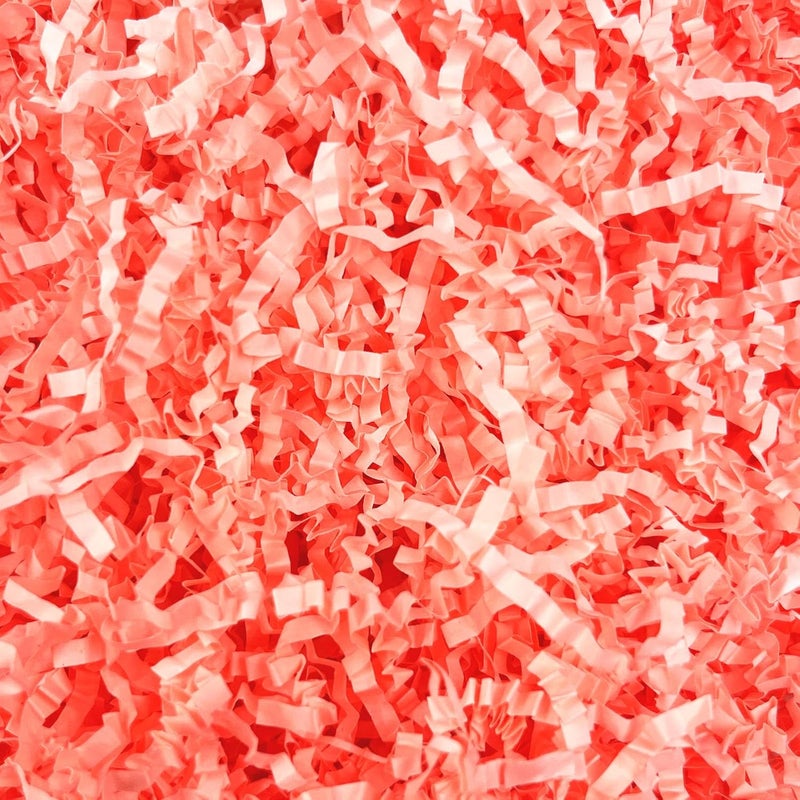 ZEBMOON 2 LB Pink Crinkle Cut Paper Shred Filler Great for Gift Wrapping, Basket Filling, Birthday, Wedding, Valentine's Day, Christmas Day, New Year Party Decorations Filling Supplies - Image 1